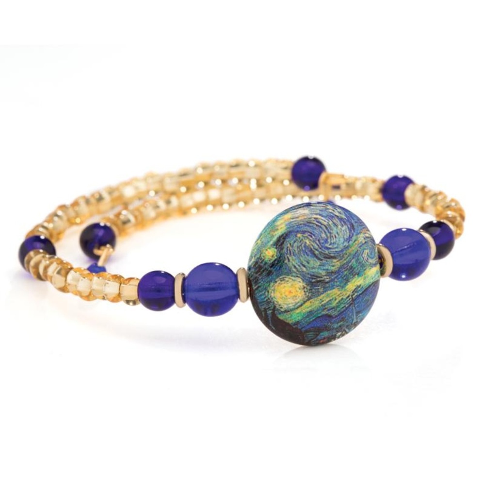 nwt Starry Night Murano glass Bracelet jewelry